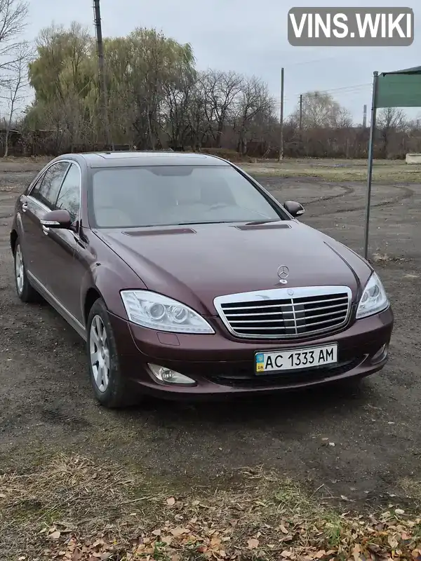 Седан Mercedes-Benz S-Class 2008 3 л. Типтронік обл. Волинська, Луцьк - Фото 1/21