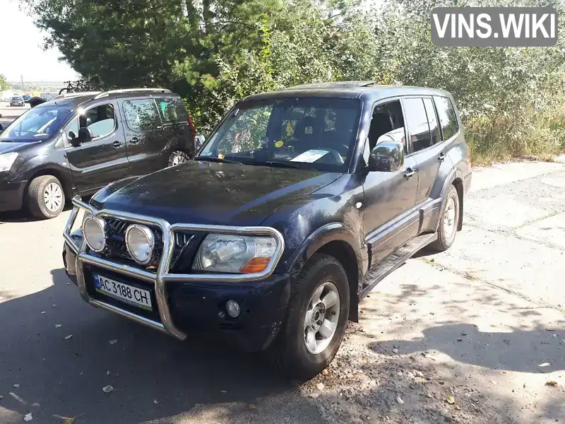 Позашляховик / Кросовер Mitsubishi Pajero Wagon 2003 3.2 л. Автомат обл. Волинська, Ковель - Фото 1/19