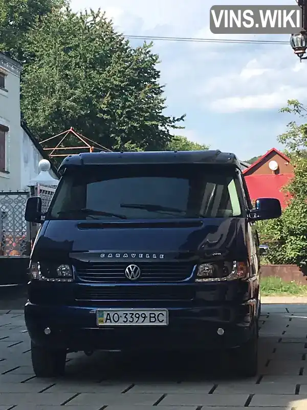 Мінівен Volkswagen Transporter 2002 2.5 л. Ручна / Механіка обл. Закарпатська, Тячів - Фото 1/11