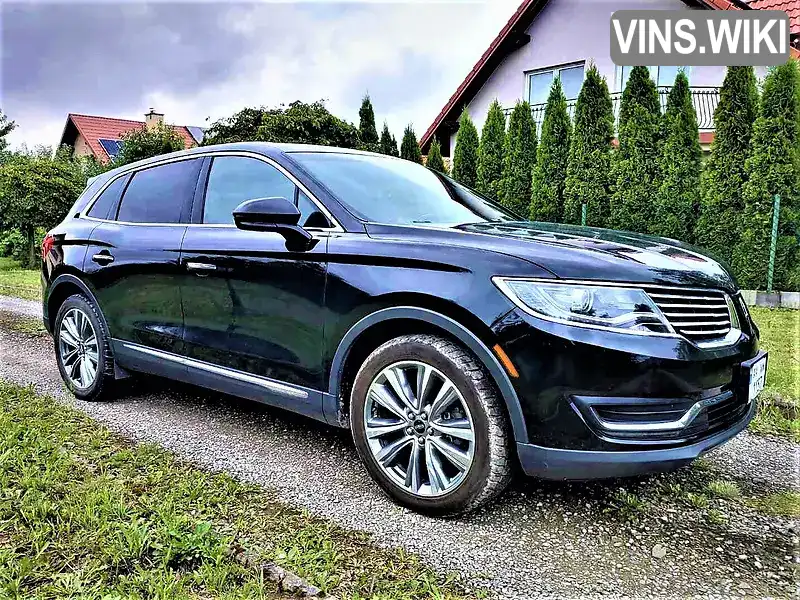 2LMPJ8LP1HBL28802 Lincoln MKX 2017 Позашляховик / Кросовер 2.7 л. Фото 2