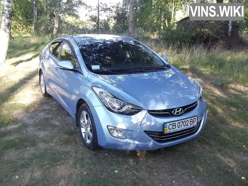 Седан Hyundai Elantra 2012 1.8 л. Ручна / Механіка обл. Чернігівська, Чернігів - Фото 1/21