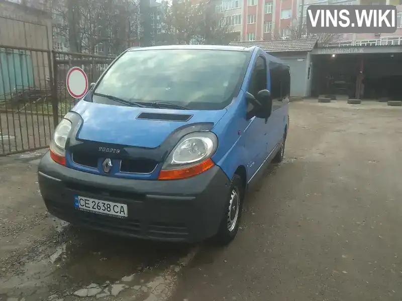 Мінівен Renault Trafic 2003 1.9 л. Ручна / Механіка обл. Чернівецька, Чернівці - Фото 1/21