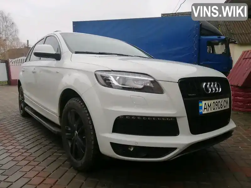 Позашляховик / Кросовер Audi Q7 2015 3 л. Автомат обл. Житомирська, Звягель - Фото 1/19