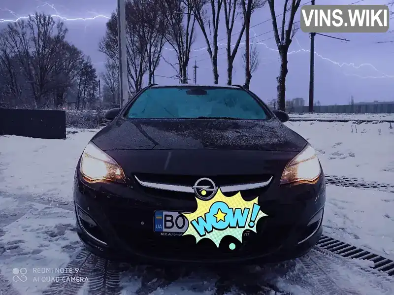 Універсал Opel Astra 2013 1.7 л. Ручна / Механіка обл. Тернопільська, Тернопіль - Фото 1/13