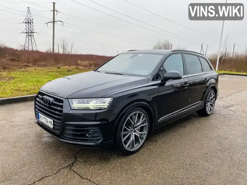 Позашляховик / Кросовер Audi SQ7 2017 4 л. Автомат обл. Закарпатська, Виноградів - Фото 1/21