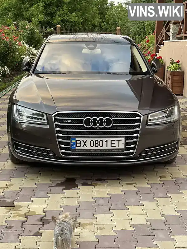 Седан Audi A8 2015 6.3 л. Типтронік обл. Хмельницька, Хмельницький - Фото 1/6