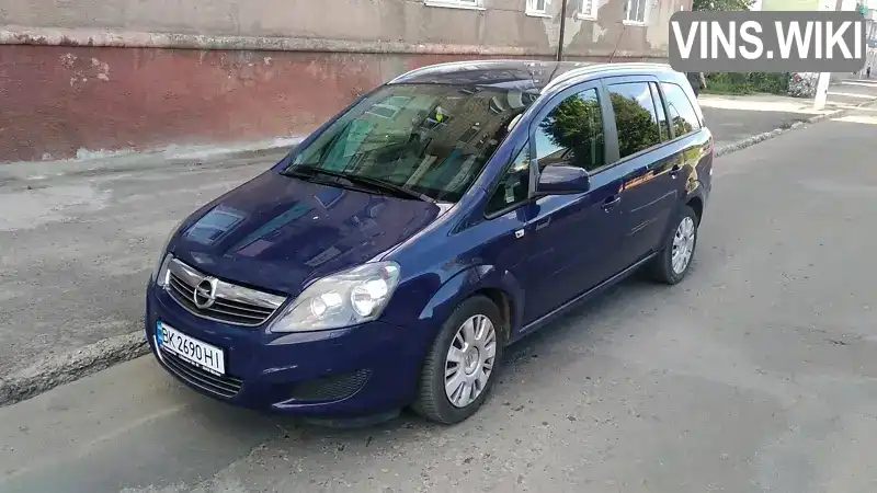 Мінівен Opel Zafira 2013 1.7 л. Ручна / Механіка обл. Рівненська, Здолбунів - Фото 1/4