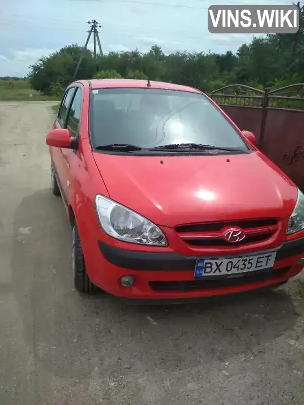 Хетчбек Hyundai Getz 2006 1.1 л. Ручна / Механіка обл. Хмельницька, Ізяслав - Фото 1/6