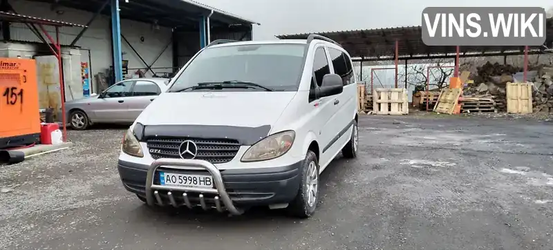 Мінівен Mercedes-Benz Vito 2007 2.21 л. Ручна / Механіка обл. Закарпатська, Ужгород - Фото 1/21