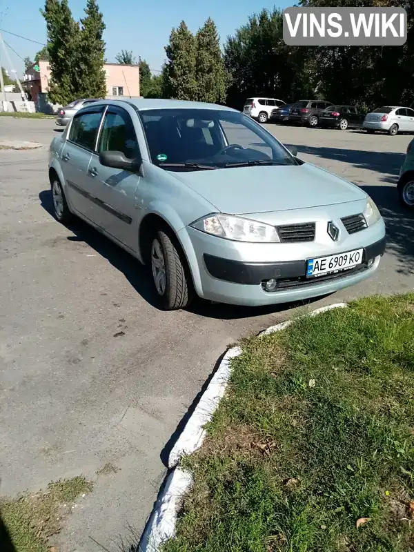 Седан Renault Megane 2003 1.6 л. Ручна / Механіка обл. Дніпропетровська, Дніпро (Дніпропетровськ) - Фото 1/12