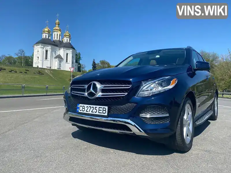 Позашляховик / Кросовер Mercedes-Benz GLE-Class 2016 3.5 л. Автомат обл. Чернігівська, Чернігів - Фото 1/21