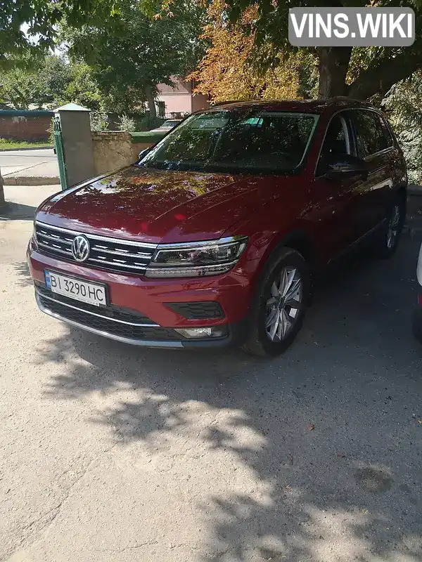 Позашляховик / Кросовер Volkswagen Tiguan 2018 2 л. Робот обл. Полтавська, Полтава - Фото 1/14