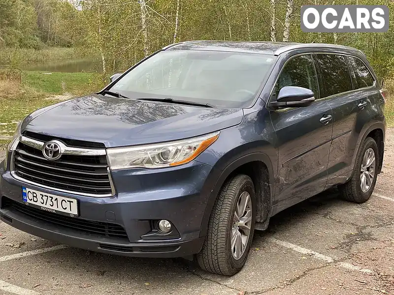 Універсал Toyota Highlander 2014 3.5 л. Автомат обл. Чернігівська, Ніжин - Фото 1/14