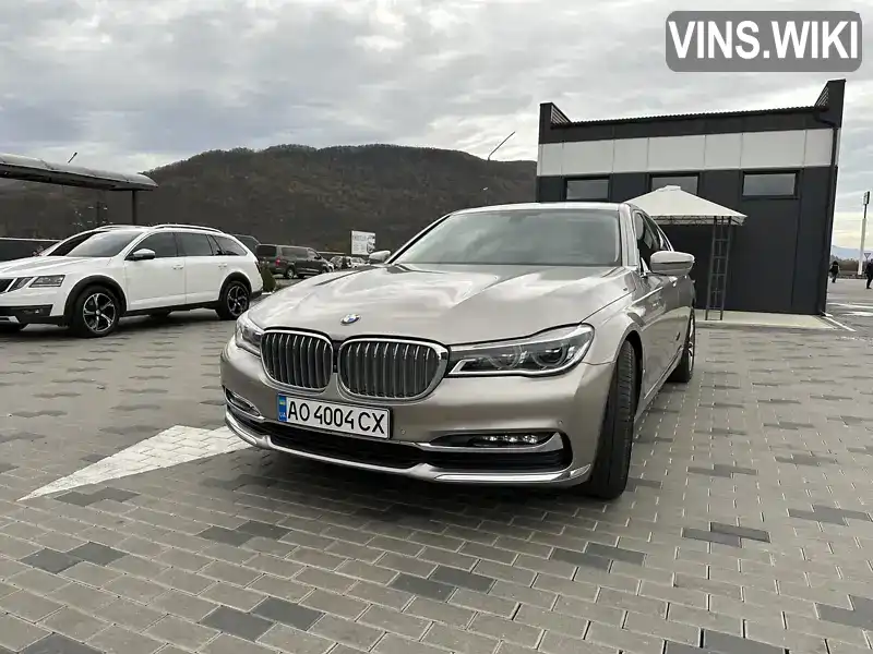 WBA7A01070G717378 BMW 7 Series 2016 Седан 2 л. Фото 1