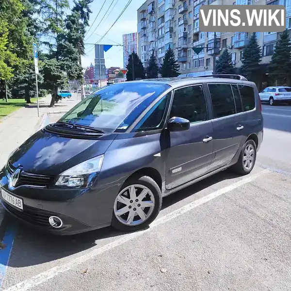 Мінівен Renault Espace 2012 2 л. Автомат обл. Запорізька, Запоріжжя - Фото 1/5