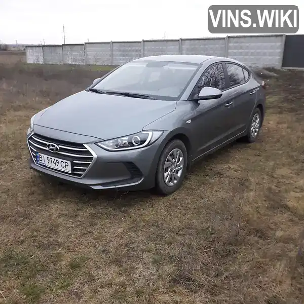 Седан Hyundai Elantra 2018 1.6 л. Автомат обл. Полтавська, Кременчук - Фото 1/8