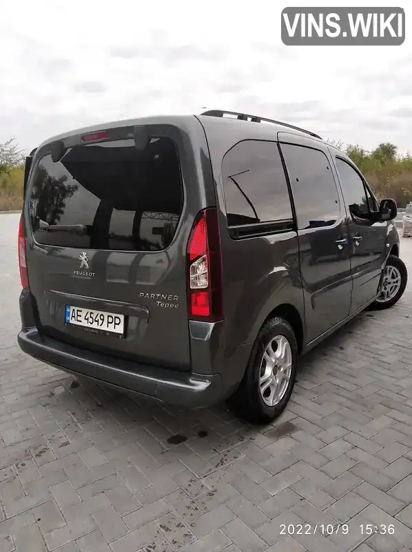 VF37J9HP0EJ541947 Peugeot Partner 2014 Мінівен 1.6 л. Фото 8