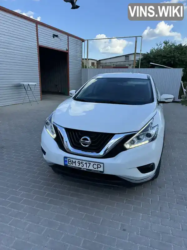 Позашляховик / Кросовер Nissan Murano 2018 3.5 л. Варіатор обл. Сумська, Суми - Фото 1/11