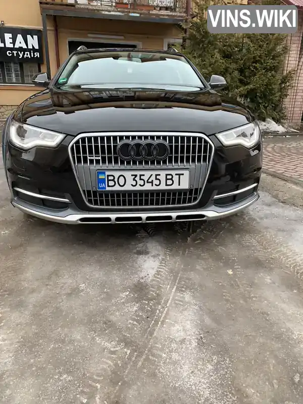 Універсал Audi A6 Allroad 2014 3 л. Автомат обл. Тернопільська, Тернопіль - Фото 1/12