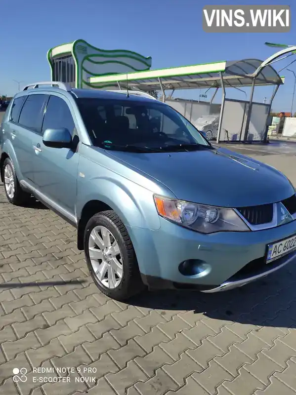 Позашляховик / Кросовер Mitsubishi Outlander 2008 2.2 л. Ручна / Механіка обл. Волинська, Нововолинськ - Фото 1/18