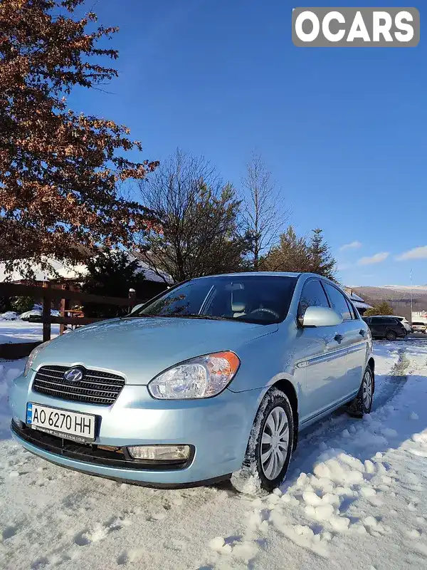 Седан Hyundai Accent 2007 1.5 л. Ручная / Механика обл. Закарпатская, Ужгород - Фото 1/13