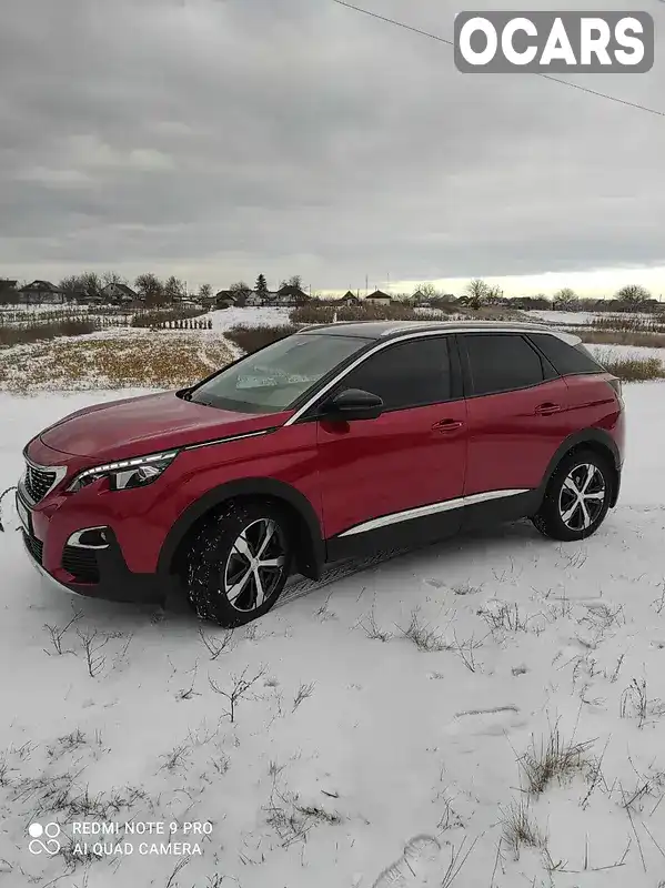 Позашляховик / Кросовер Peugeot 3008 2018 2 л. Автомат обл. Черкаська, Черкаси - Фото 1/21