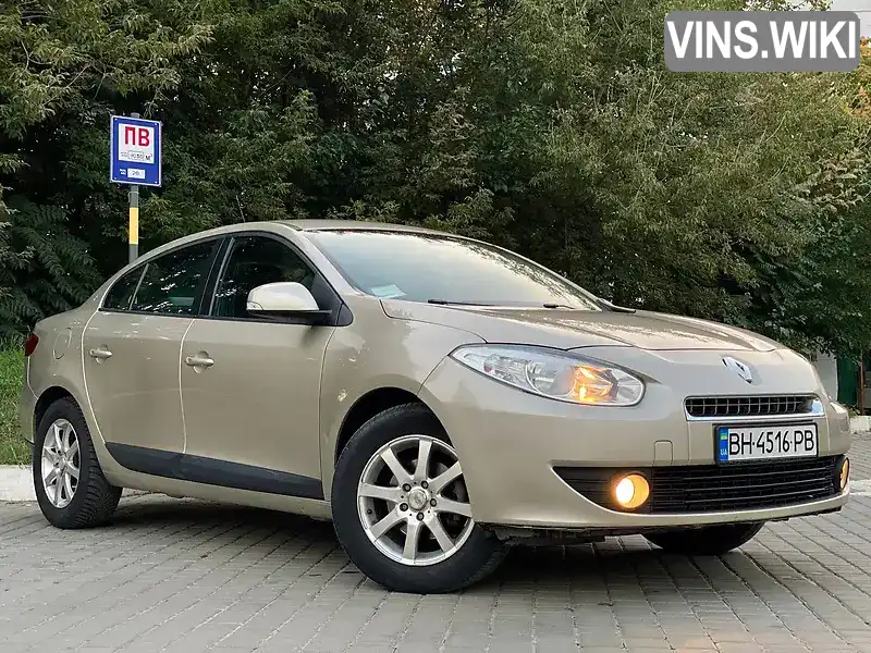 Седан Renault Fluence 2010 1.5 л. Ручна / Механіка обл. Одеська, Одеса - Фото 1/9