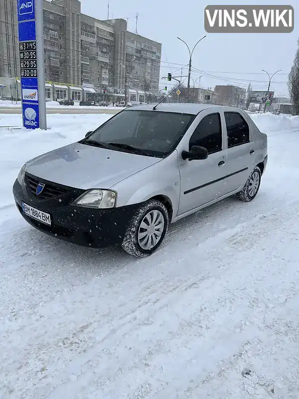 Седан Dacia Logan 2007 1.6 л. Ручна / Механіка обл. Сумська, Суми - Фото 1/9