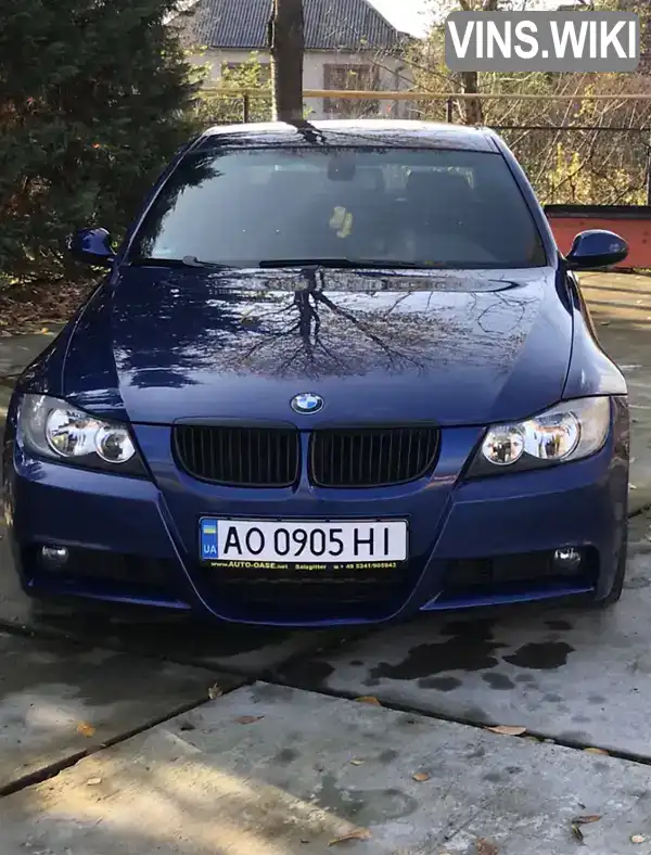 Седан BMW 3 Series 2007 2 л. Ручна / Механіка обл. Закарпатська, Іршава - Фото 1/8