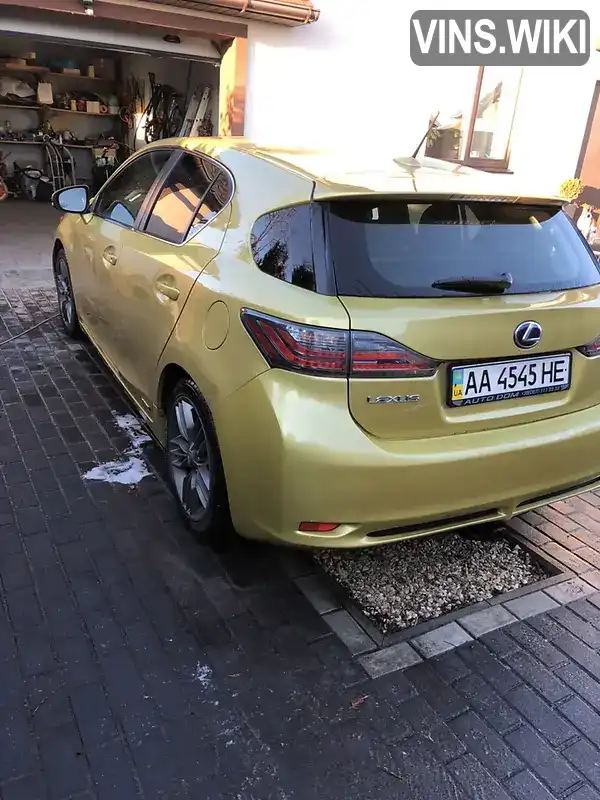 JTHKD5BH2C2049253 Lexus CT 2011 Хэтчбек 1.8 л. Фото 7