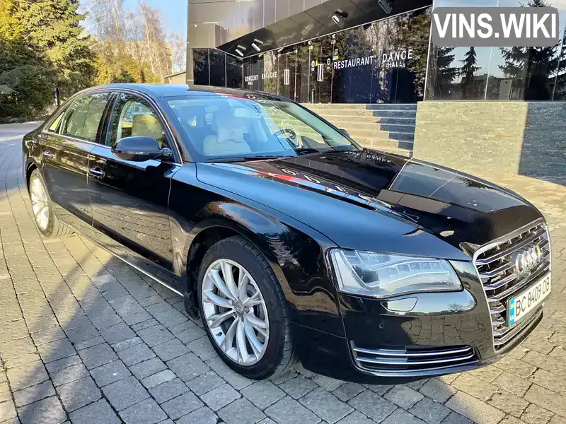 Седан Audi A8 2012 4.2 л. Автомат обл. Львовская, Львов - Фото 1/21