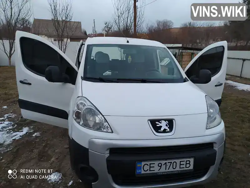 Мінівен Peugeot Partner 2010 1.6 л. Ручна / Механіка обл. Чернівецька, Чернівці - Фото 1/19