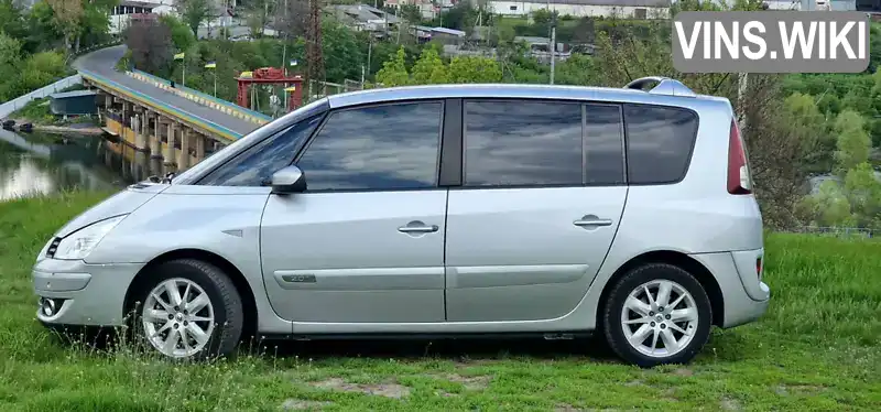 Минивэн Renault Espace 2010 2 л. Ручная / Механика обл. Кировоградская, Гайворон - Фото 1/21