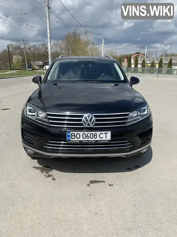 Внедорожник / Кроссовер Volkswagen Touareg 2014 3 л. Автомат обл. Тернопольская, Тернополь - Фото 1/21