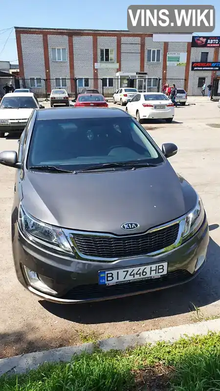 Седан Kia Rio 2011 1.6 л. Ручна / Механіка обл. Полтавська, Кременчук - Фото 1/9