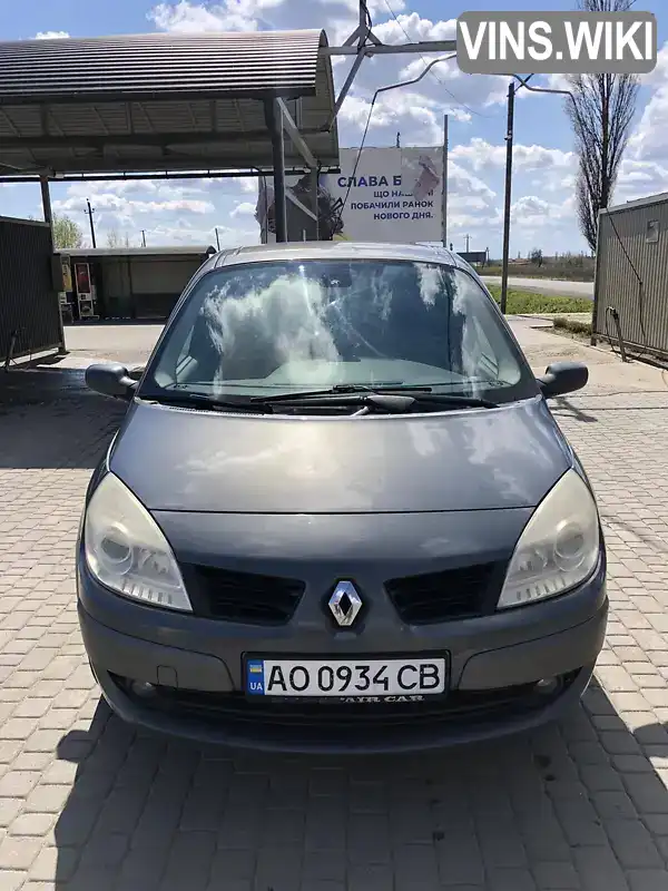 Мінівен Renault Megane Scenic 2007 1.9 л. Ручна / Механіка обл. Закарпатська, Виноградів - Фото 1/21