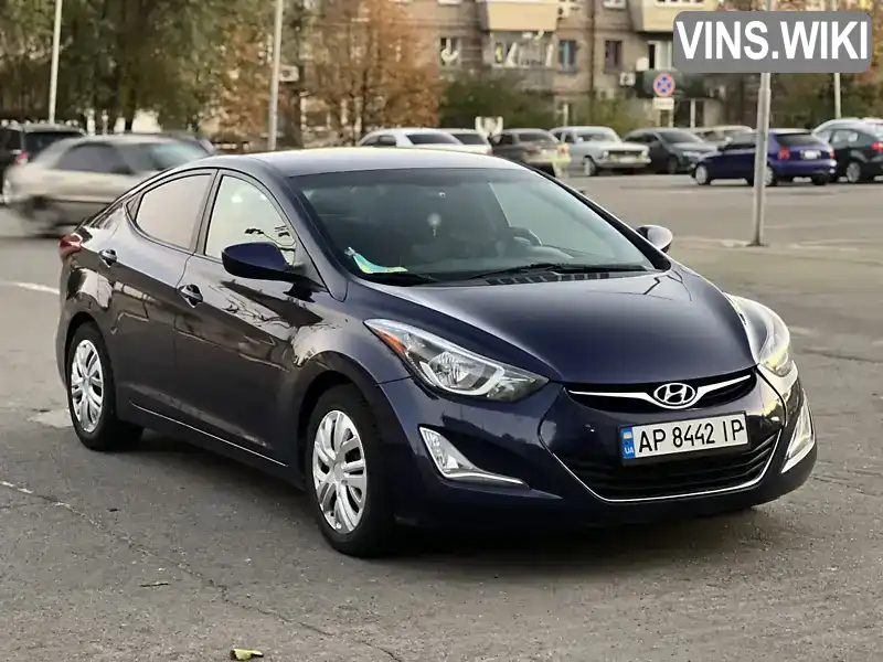 Седан Hyundai Elantra 2014 1.8 л. Автомат обл. Запорізька, Запоріжжя - Фото 1/9