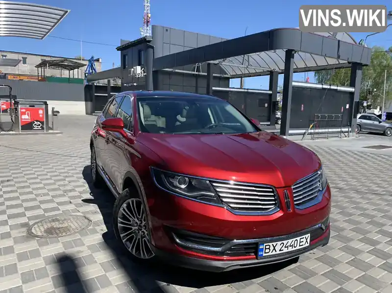 Позашляховик / Кросовер Lincoln MKX 2015 3.7 л. Автомат обл. Хмельницька, Хмельницький - Фото 1/7