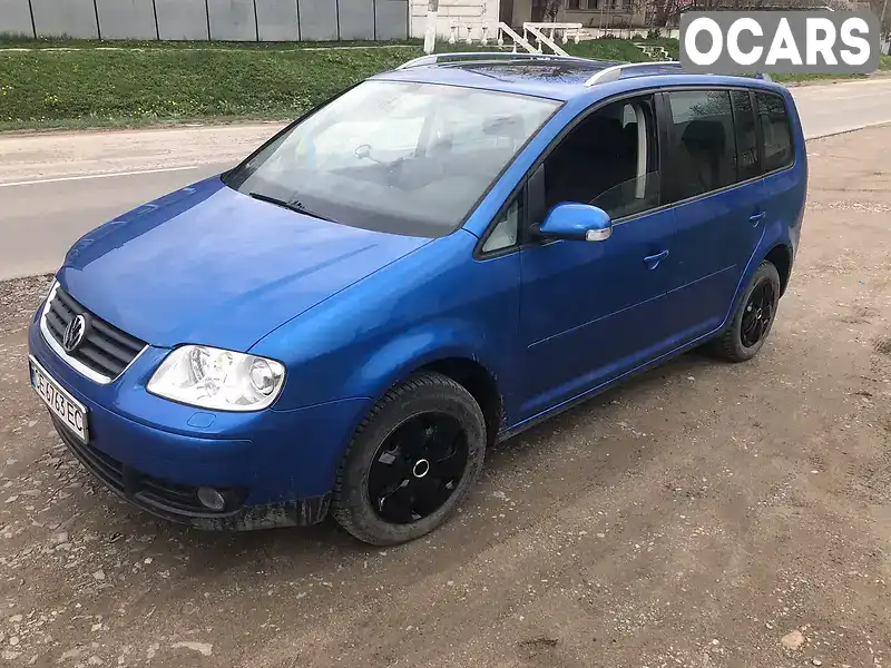 Минивэн Volkswagen Touran 2006 1.4 л. Ручная / Механика обл. Черновицкая, Кельменцы - Фото 1/12