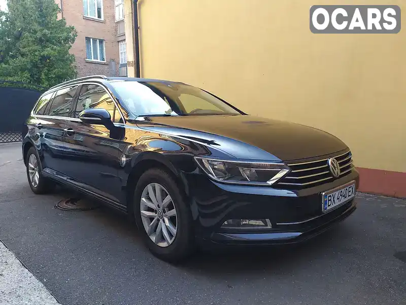 Універсал Volkswagen Passat 2017 2 л. Ручна / Механіка обл. Хмельницька, Хмельницький - Фото 1/21