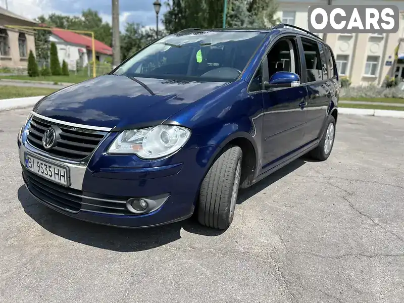 Мінівен Volkswagen Touran 2008 1.4 л. Ручна / Механіка обл. Полтавська, Глобине - Фото 1/21