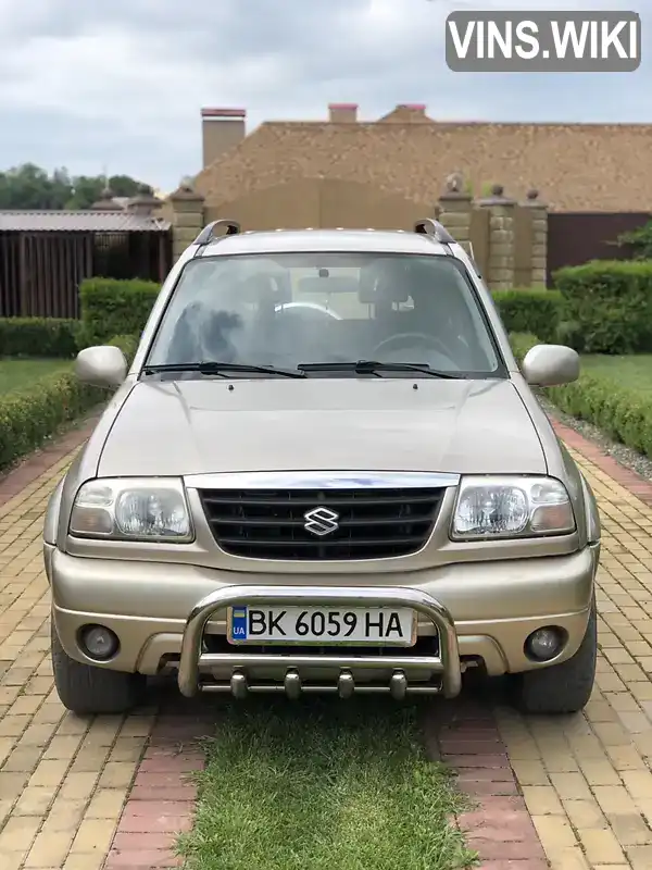 Позашляховик / Кросовер Suzuki Grand Vitara 2003 2 л. Автомат обл. Рівненська, Острог - Фото 1/21