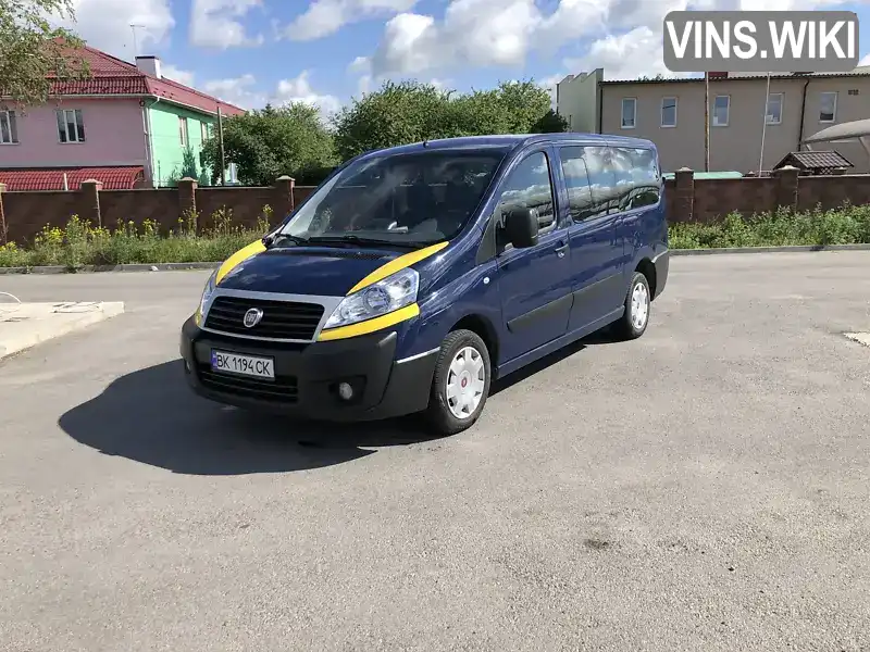 Мінівен Fiat Scudo 2015 2 л. Ручна / Механіка обл. Рівненська, Рівне - Фото 1/21