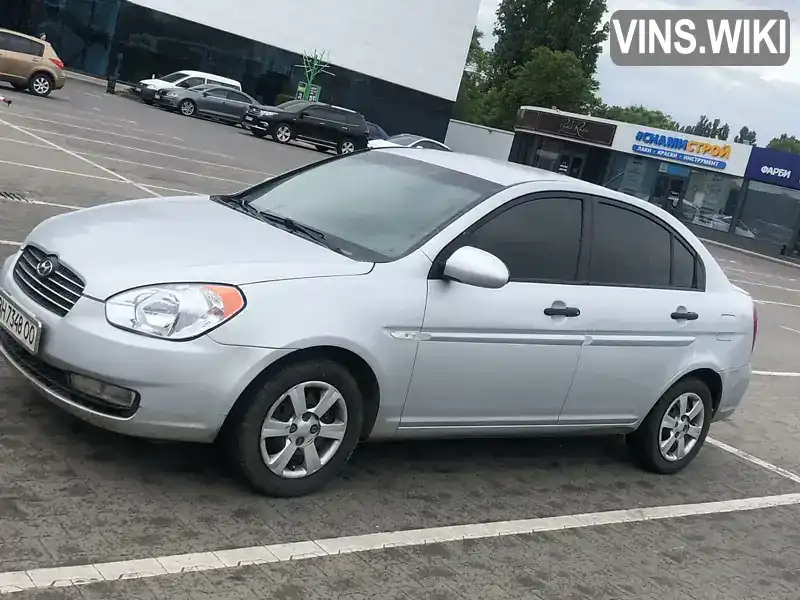 Седан Hyundai Accent 2007 1.4 л. Ручная / Механика обл. Одесская, Одесса - Фото 1/19