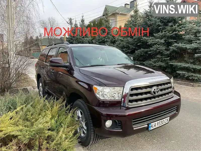 Позашляховик / Кросовер Toyota Sequoia 2012 5.7 л. Автомат обл. Київська, Київ - Фото 1/21