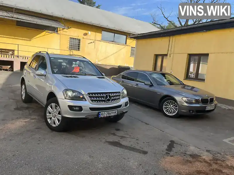 Позашляховик / Кросовер Mercedes-Benz M-Class 2008 4 л. Автомат обл. Закарпатська, Тячів - Фото 1/21