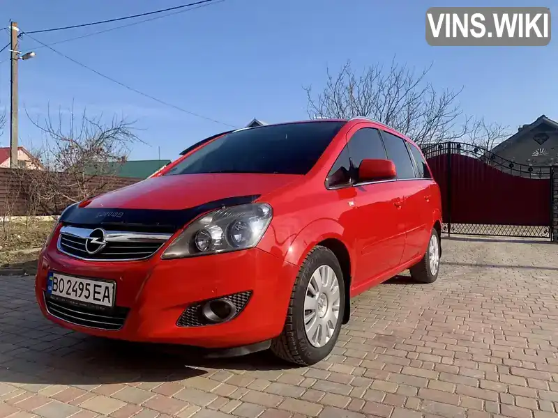 Мінівен Opel Zafira 2011 1.6 л. Ручна / Механіка обл. Тернопільська, Тернопіль - Фото 1/16