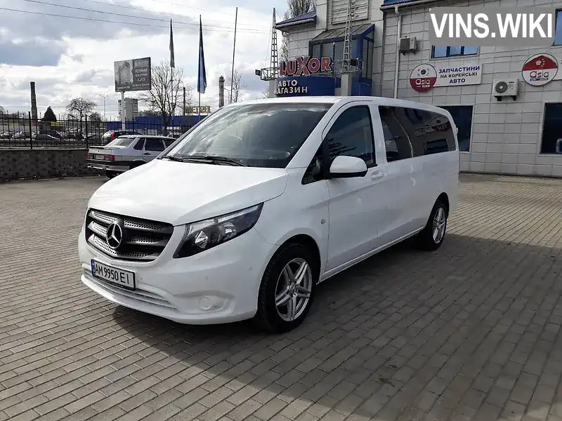 Минивэн Mercedes-Benz Vito 2019 1.6 л. Ручная / Механика обл. Житомирская, Житомир - Фото 1/19