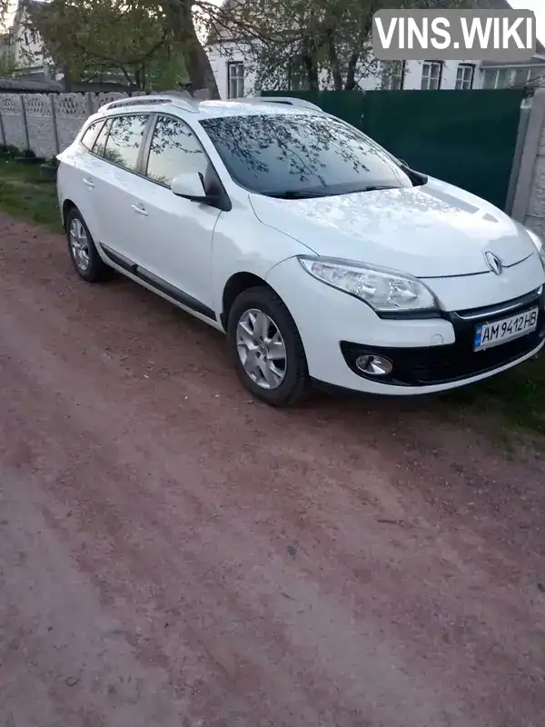 Універсал Renault Megane 2013 1.5 л. Ручна / Механіка обл. Житомирська, Коростишів - Фото 1/7