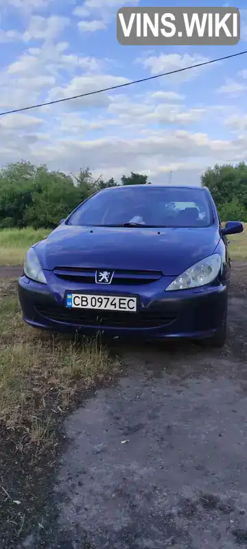 Хетчбек Peugeot 307 2003 2 л. Ручна / Механіка обл. Чернігівська, Ніжин - Фото 1/19